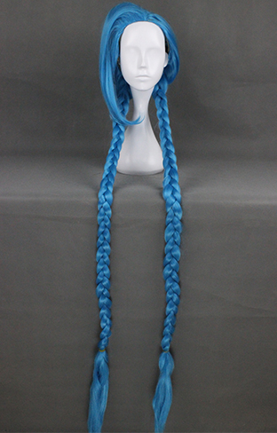 League of Legends!Jinx's Wig For Cosplay Show!